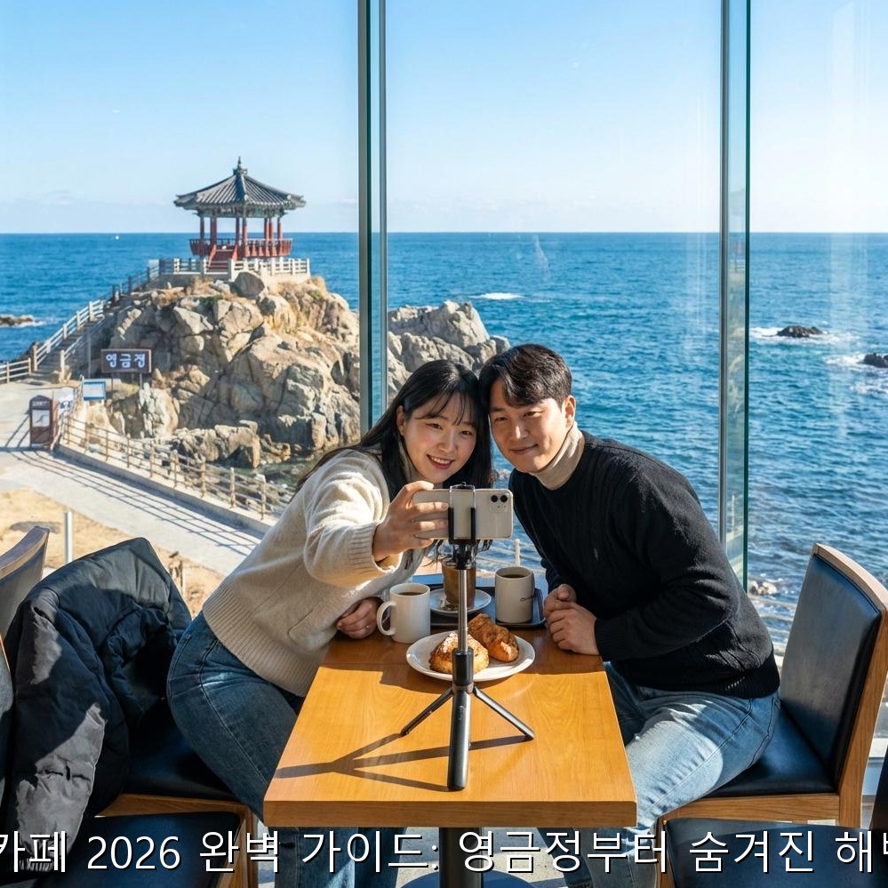 영금정 옆, 99%가 모르는 '인생샷 스팟' 오션뷰 카페 발견!