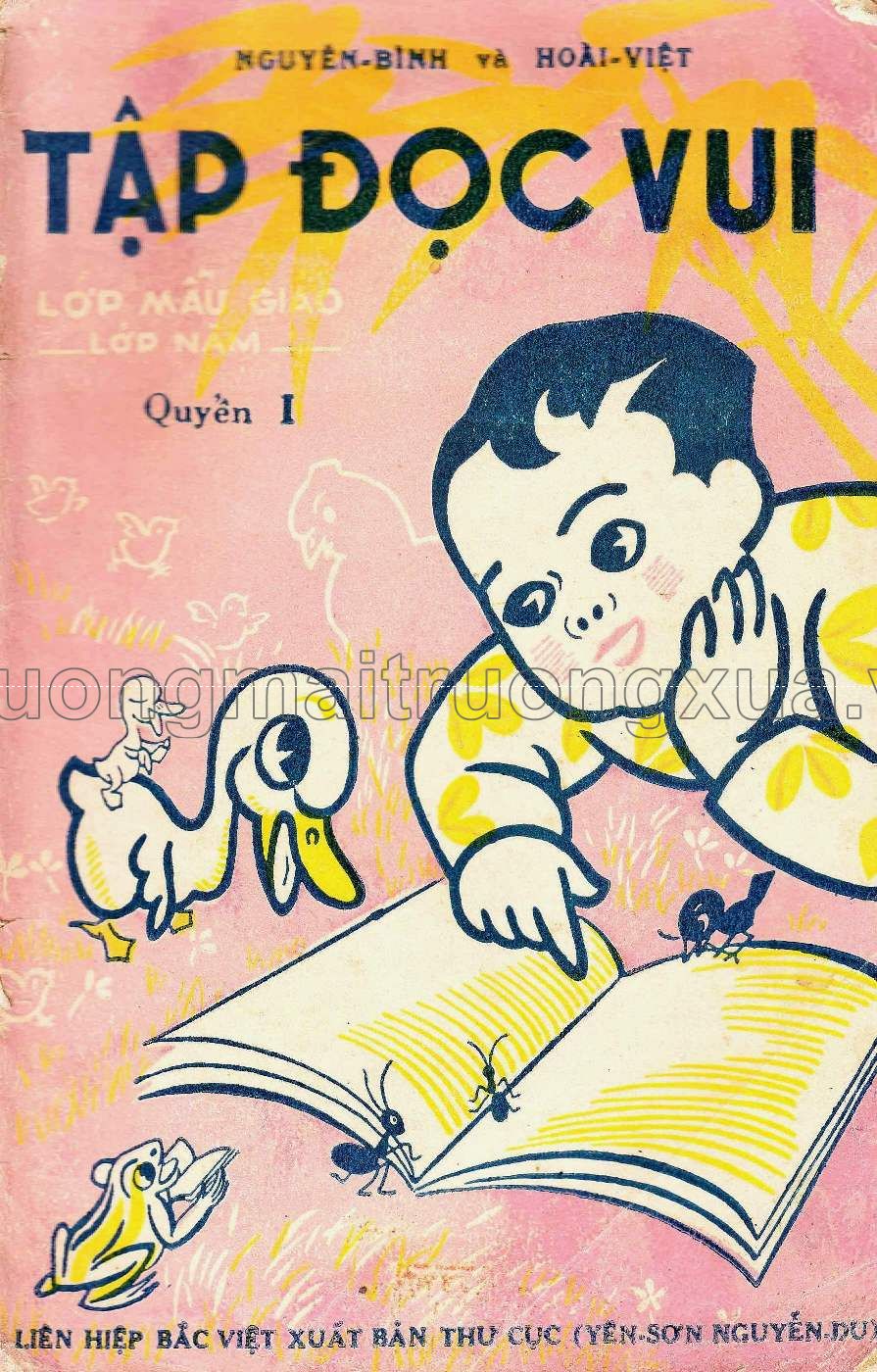 Tập đọc vui mẫu giáo, lớp năm (1955) - Trang 0