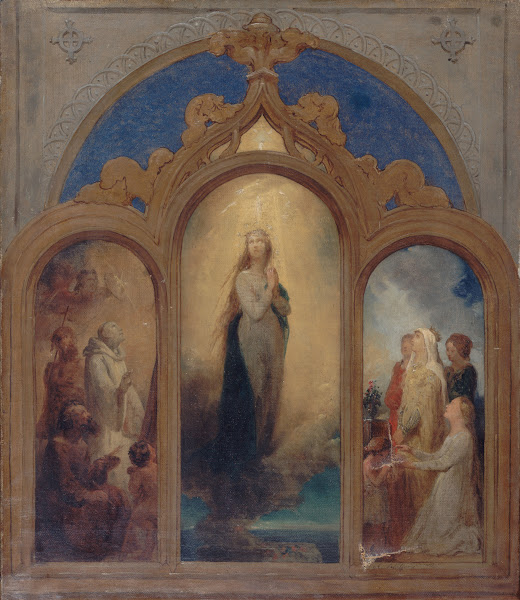 Projet pour un triptyque 19th century