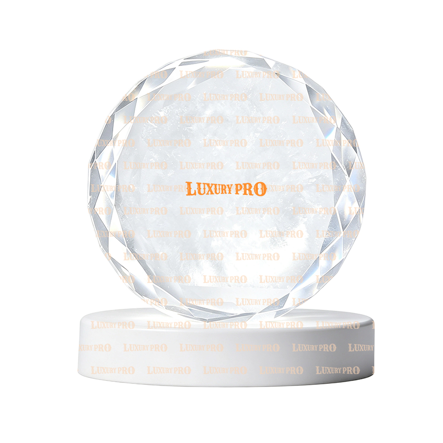 3D Inner Engraved Crystal Ornament, UV Printed