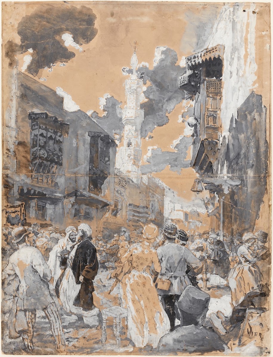 La rue du Caire à lExposition