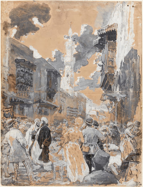 La rue du Caire à lExposition