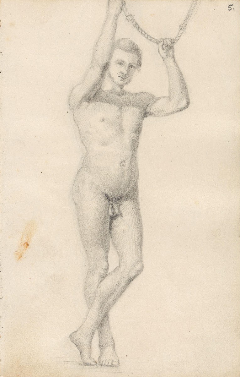 Stående mannsakt 1835