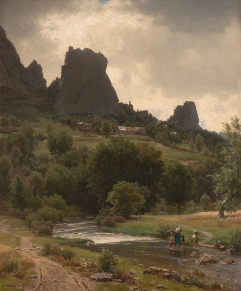 Summer Pastorale View of Kallenfels 1853