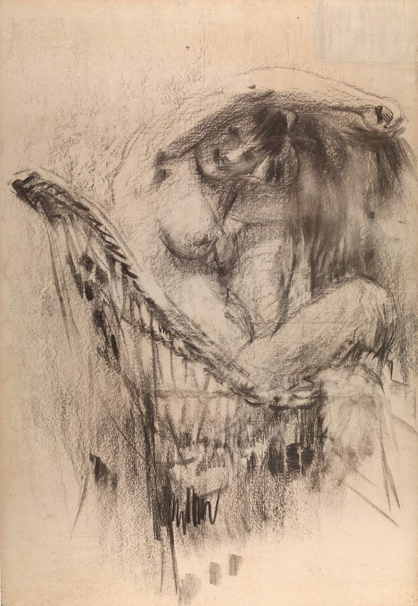 Nude in a Cane Chair 1911