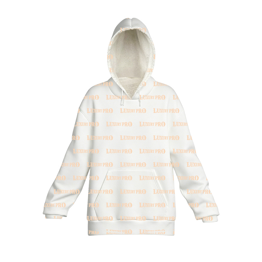 AOP Micro Fleece Hooded Sweatshirt