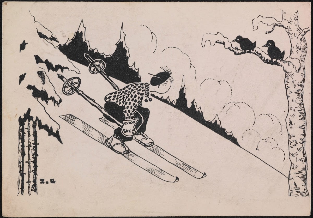 Zjad na nartach 1937