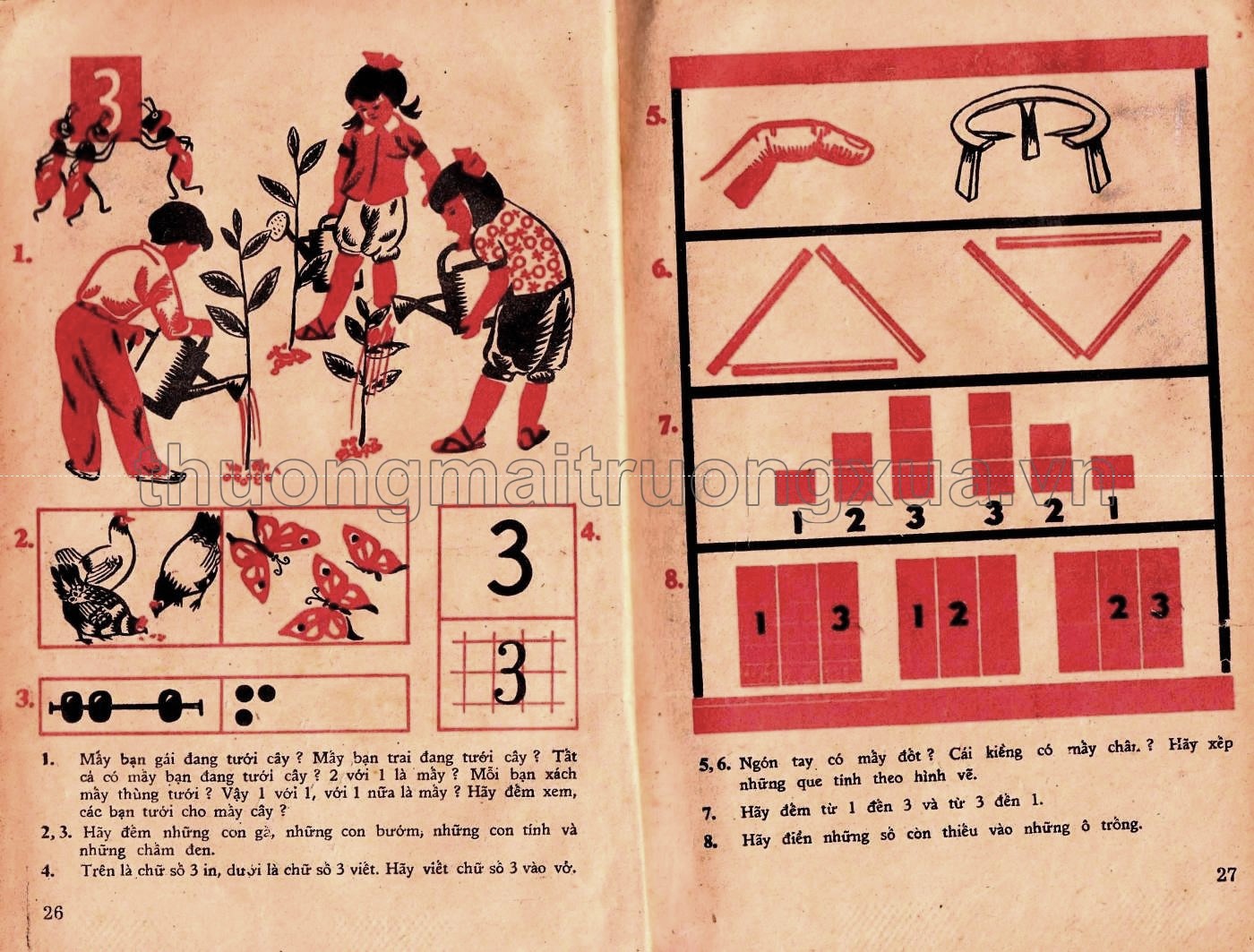 Toán lớp 1 phổ thông - Trang 119