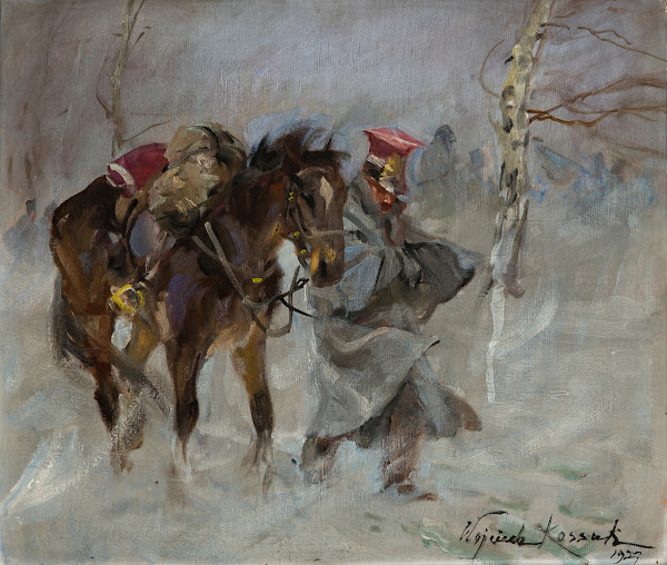 Uhlan Leading a Horse 1927