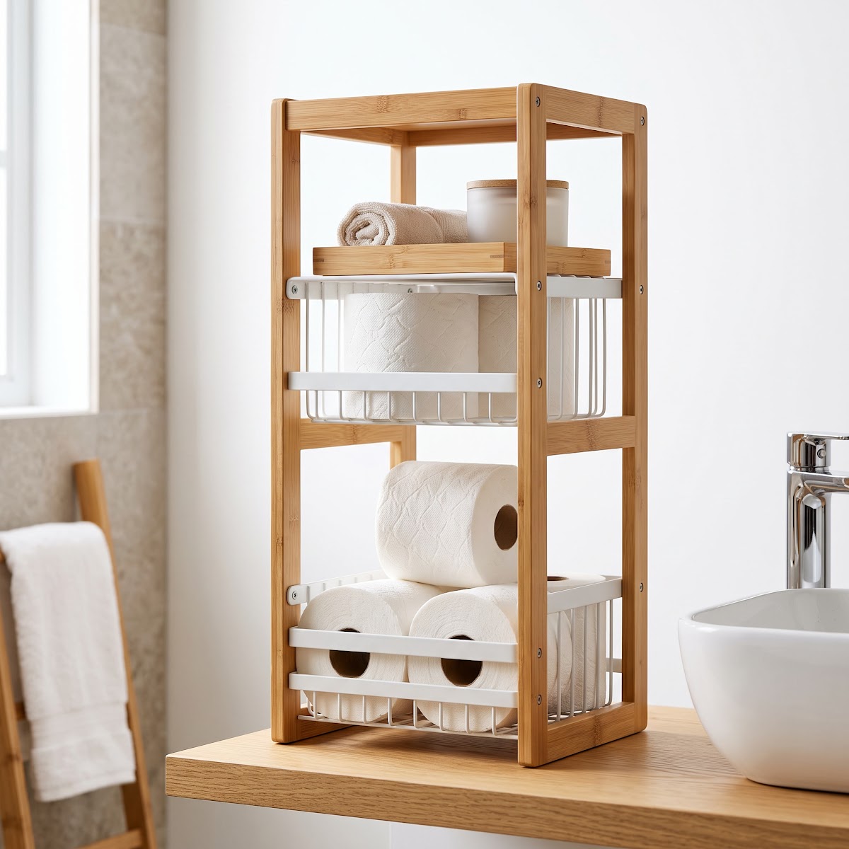 Best Toilet Paper Storage Holders for Small Bathrooms (2026) - BEST PREMIUM — PRODUCT SHOT
