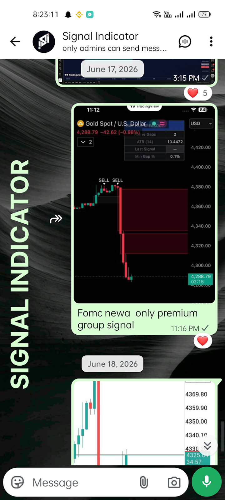 Community trading win