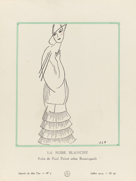 La Robe Blanche Robe De Paul Poiret Selon Boussingault 1914