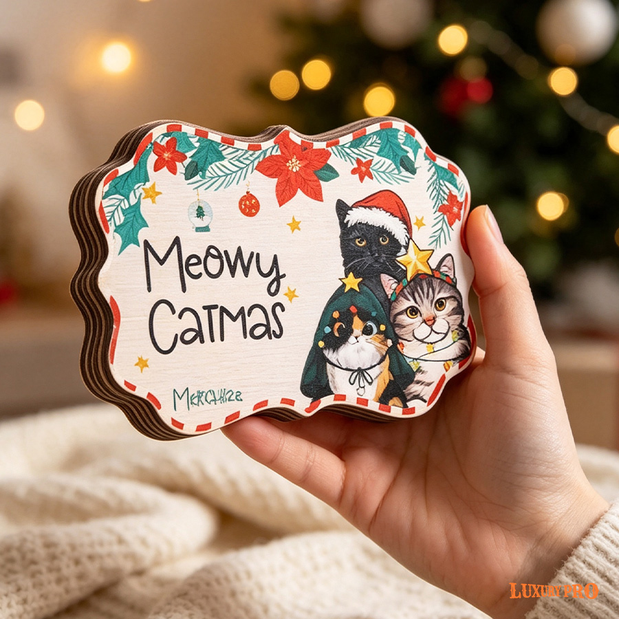 1.5cm thick wooden ornament
