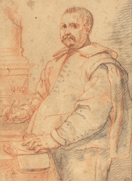 A Scholar Writing