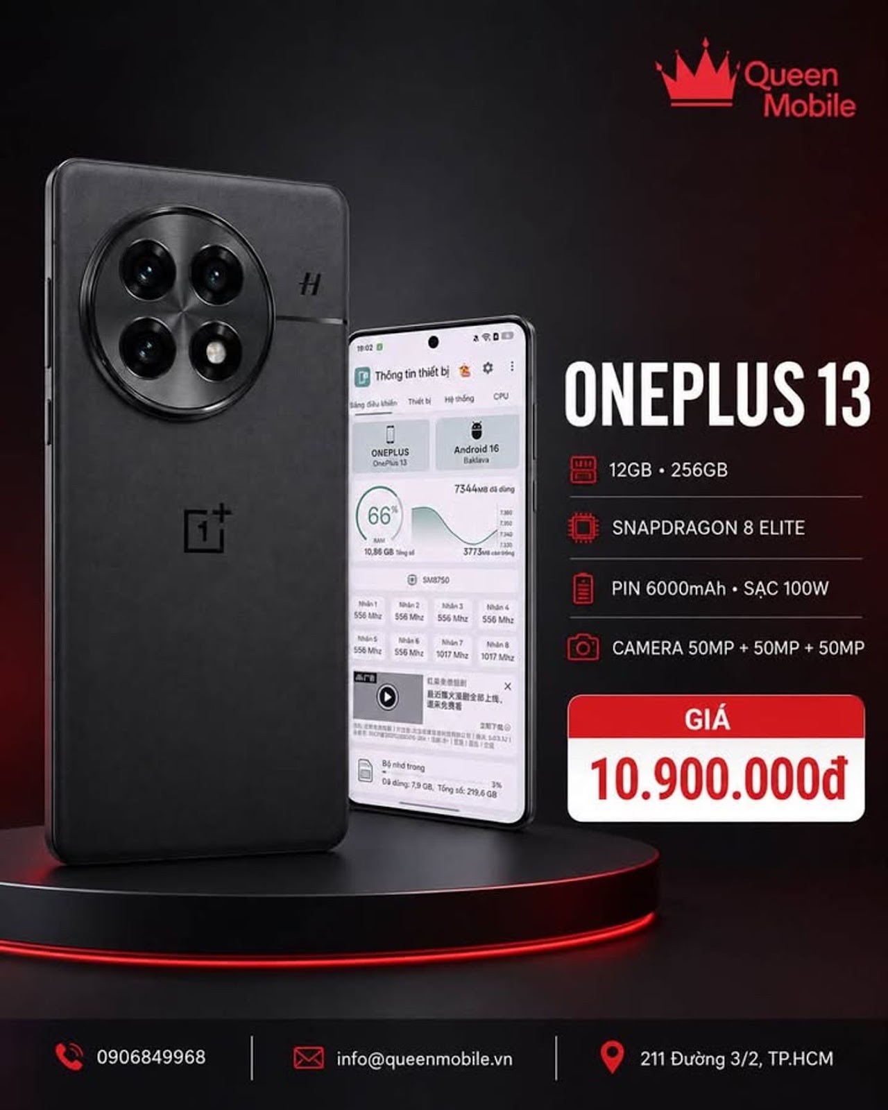– SNAPDRAGON 8 ELITE, GIÁ 10,9 TRIỆU 

 Chỉ 10,9 triệu mà sở hữu hiệu năng f...