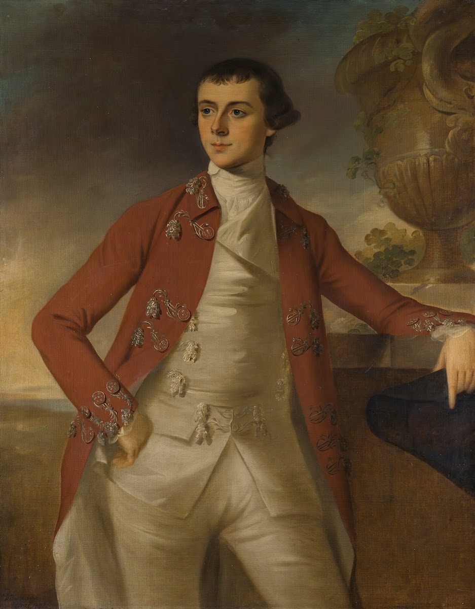 Portrait of a gentlemanan official of the east india company 1775