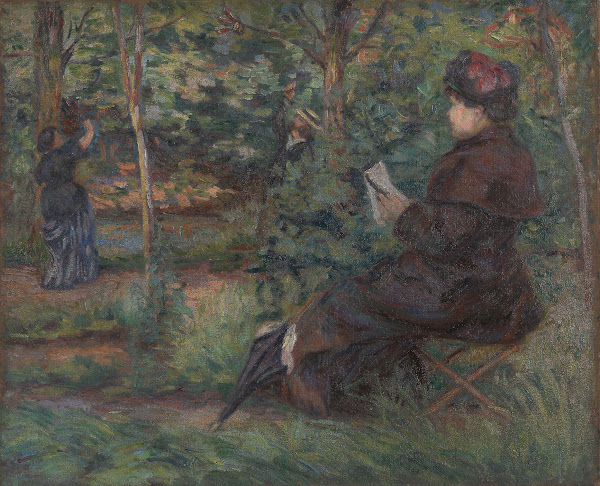 In the garden ca 1880