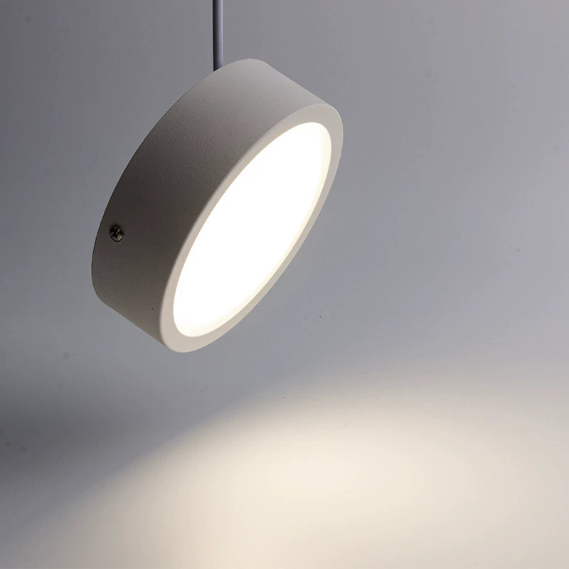 Ultra-flat LED surface-mounted light, aluminum