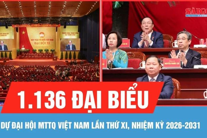 1.136 đại biểu dự Đại hội MTTQ Việt Nam lần thứ XI, nhiệm kỳ 2026-2031 - Báo Sài Gòn Giải Phóng