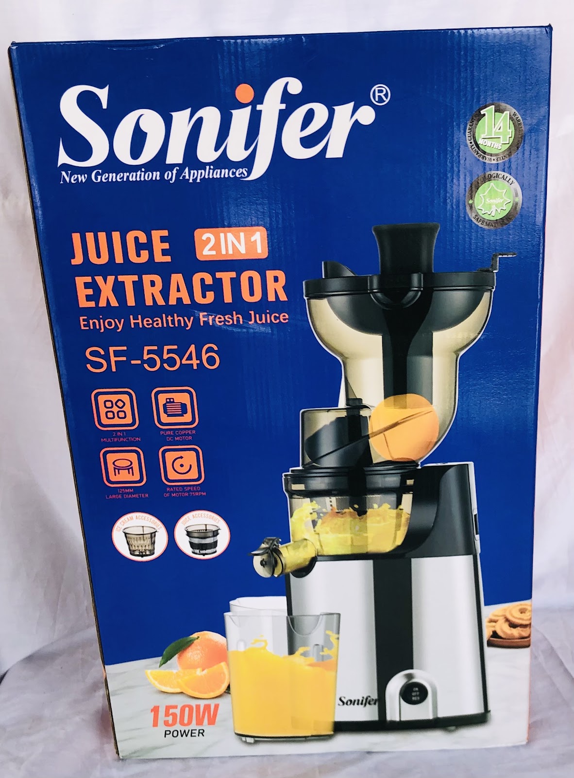Sonifer 2-in-1 Juice Extrator