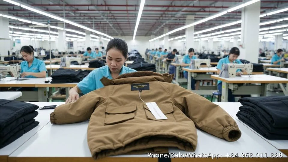 Engineered Garments Highland Parka - Gold Garment Vietnam