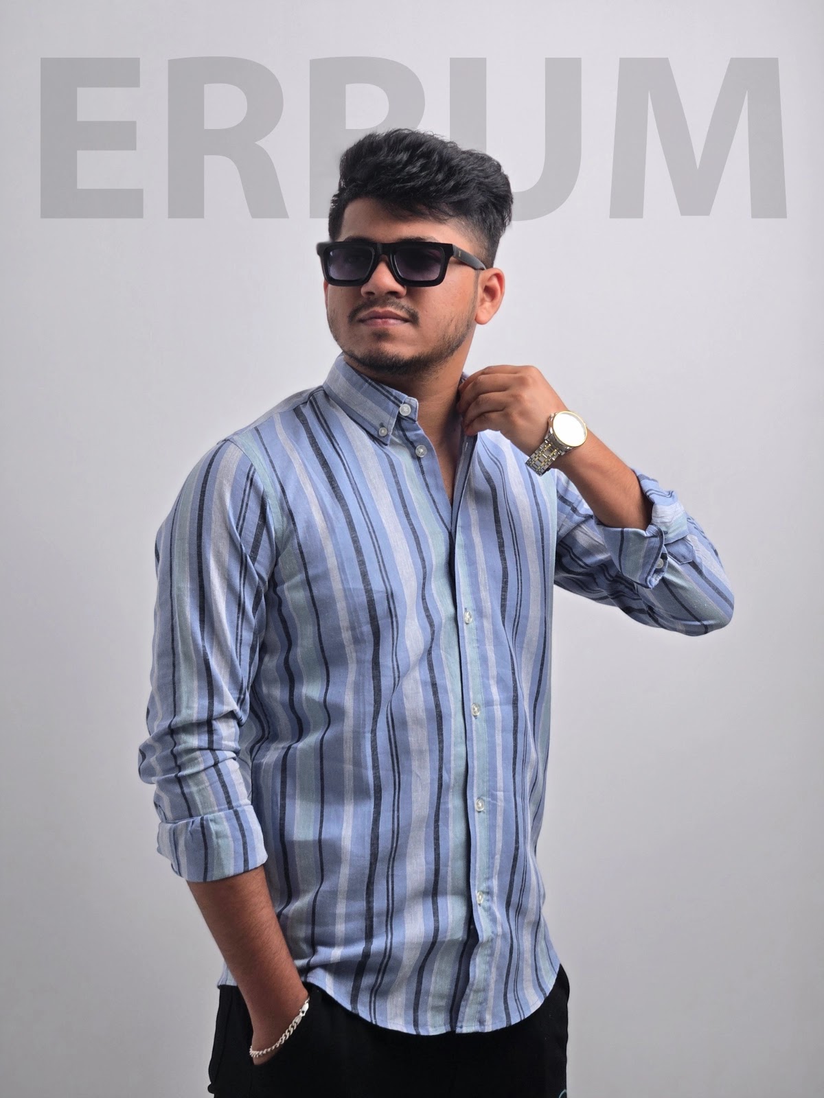 Men's Full Sleeve Casual Shirt Dusty Blue