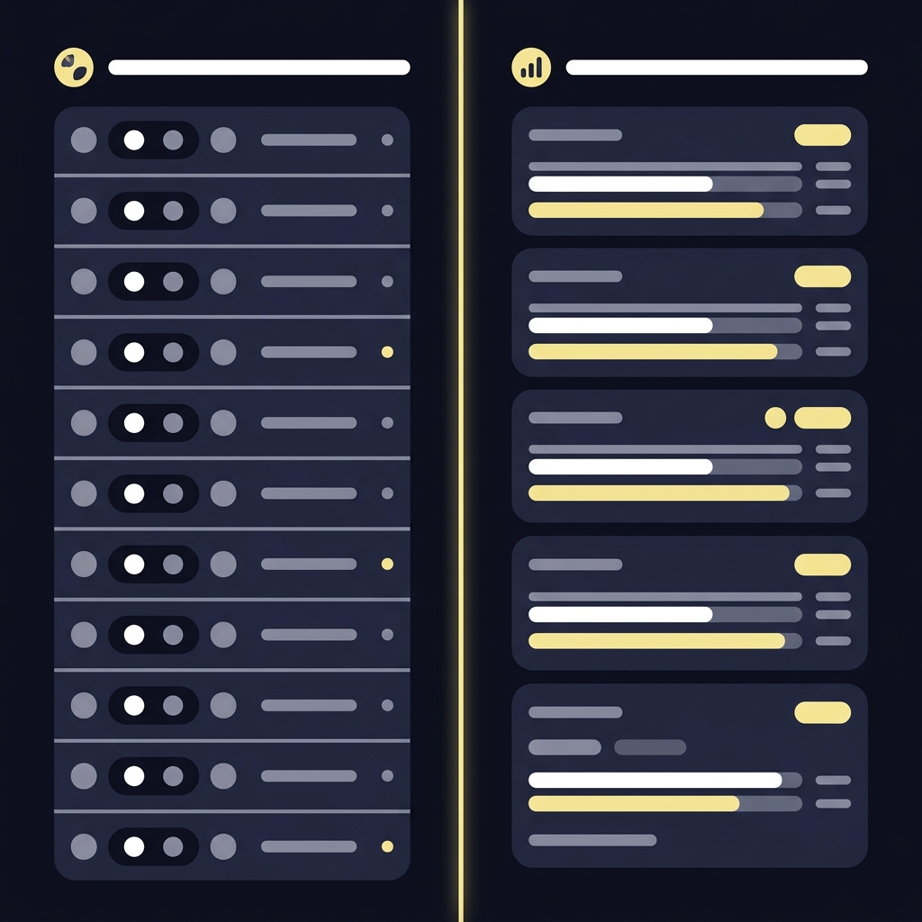 Minimal 2D vector split screen showing compact game log and live odds dashboard in Funded Plays colors for grizzlies warriors prediction
