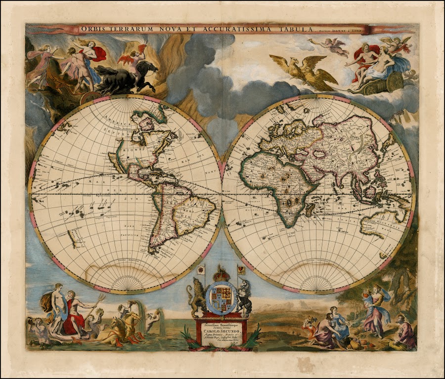 1680_Orbis Terrarum Nova Et Accuratissima Tabula