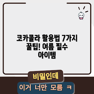 코카콜라쿨러 활용법, 여름 파티, 캠핑 필수 아이템, 시원한 음료, 여름 바캉스 준비