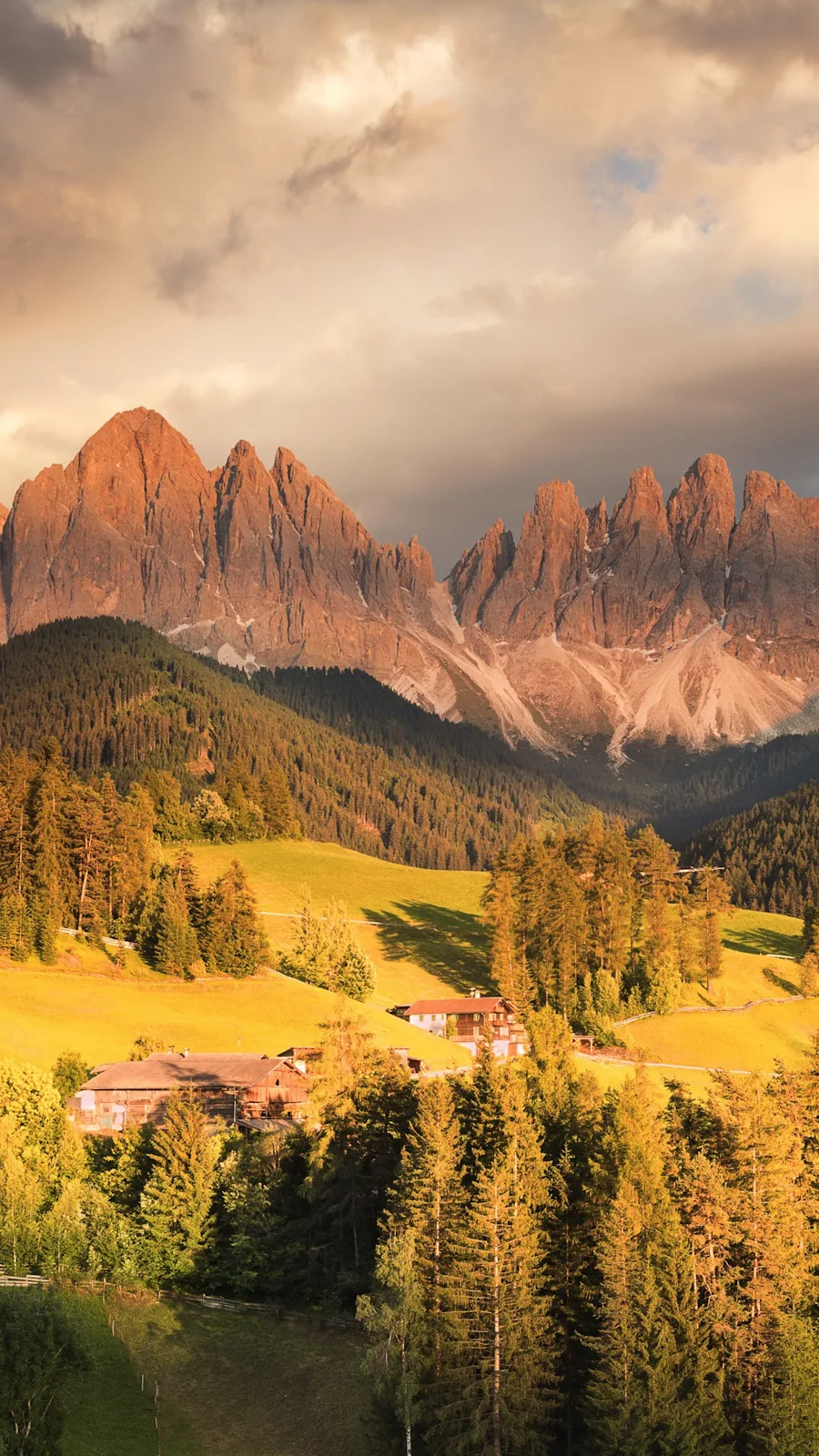 Dolomites, Mountains, Italy, Funes 4K iPhone Wallpaper Background [2160x3840] Free Download