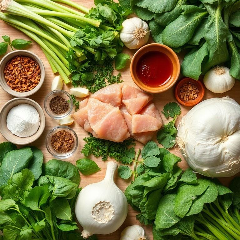 Ingredients for Garlic Baby Bok Choy Stir-Fry Recipe – Quick, Easy Weeknight Dinner
