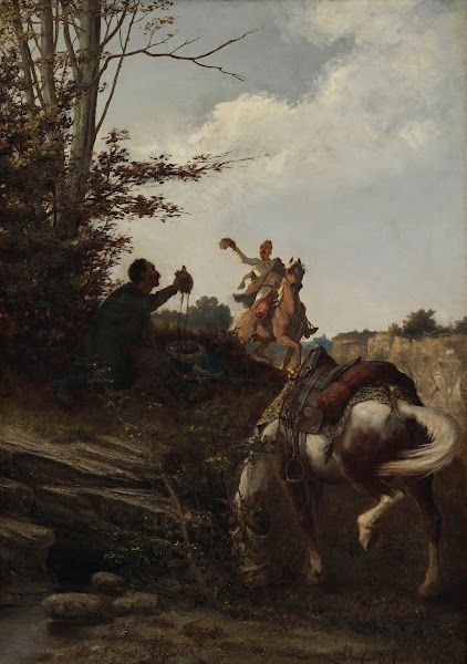 Meeting of Horsemen at the Watering Place 1887