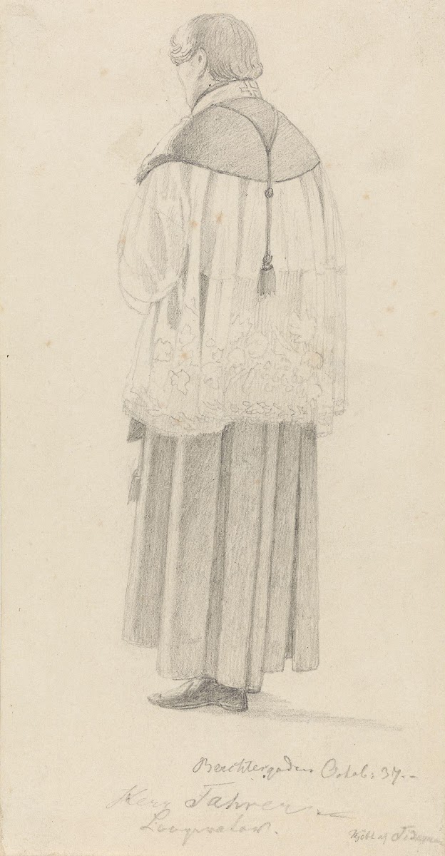 Katolsk geistlig Berchtesgaden 1837