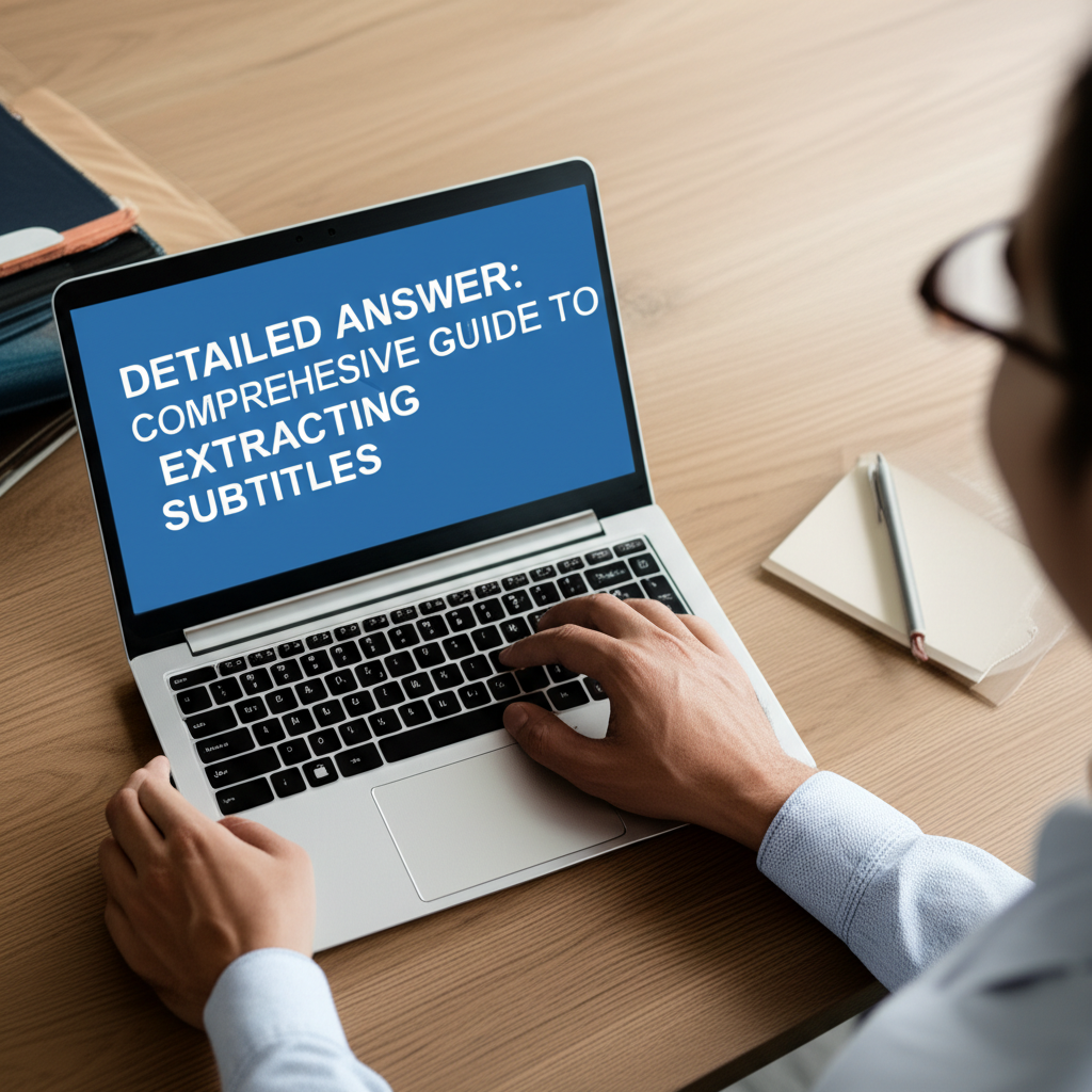 상세 답변: 유튜브 자막 추출 방법 총정리