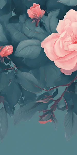 Flowers, Pink Roses, Floral, Botanical 4K Wallpaper Background