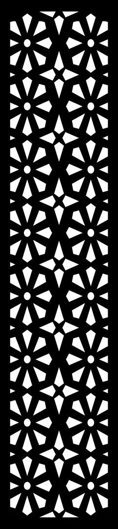 Eight-Fold Rosette and Four-Pointed Star Geometric Pattern Free SVG