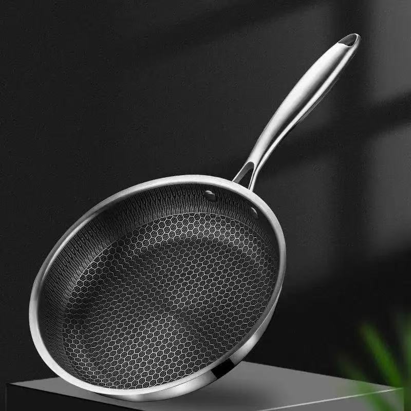 Frying pan, titanium-aluminum, non-stick