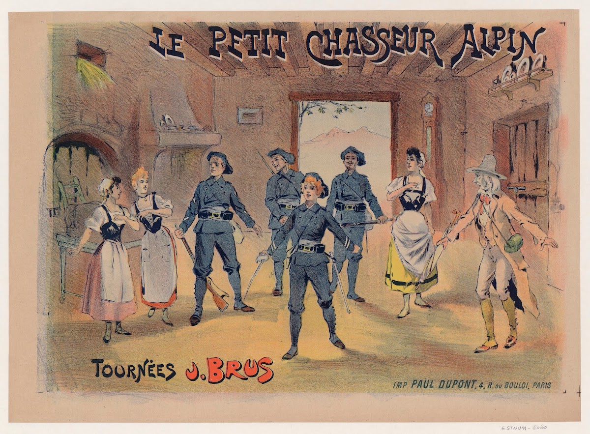 Tournées J Brus Le Petit chasseur alpin 1894