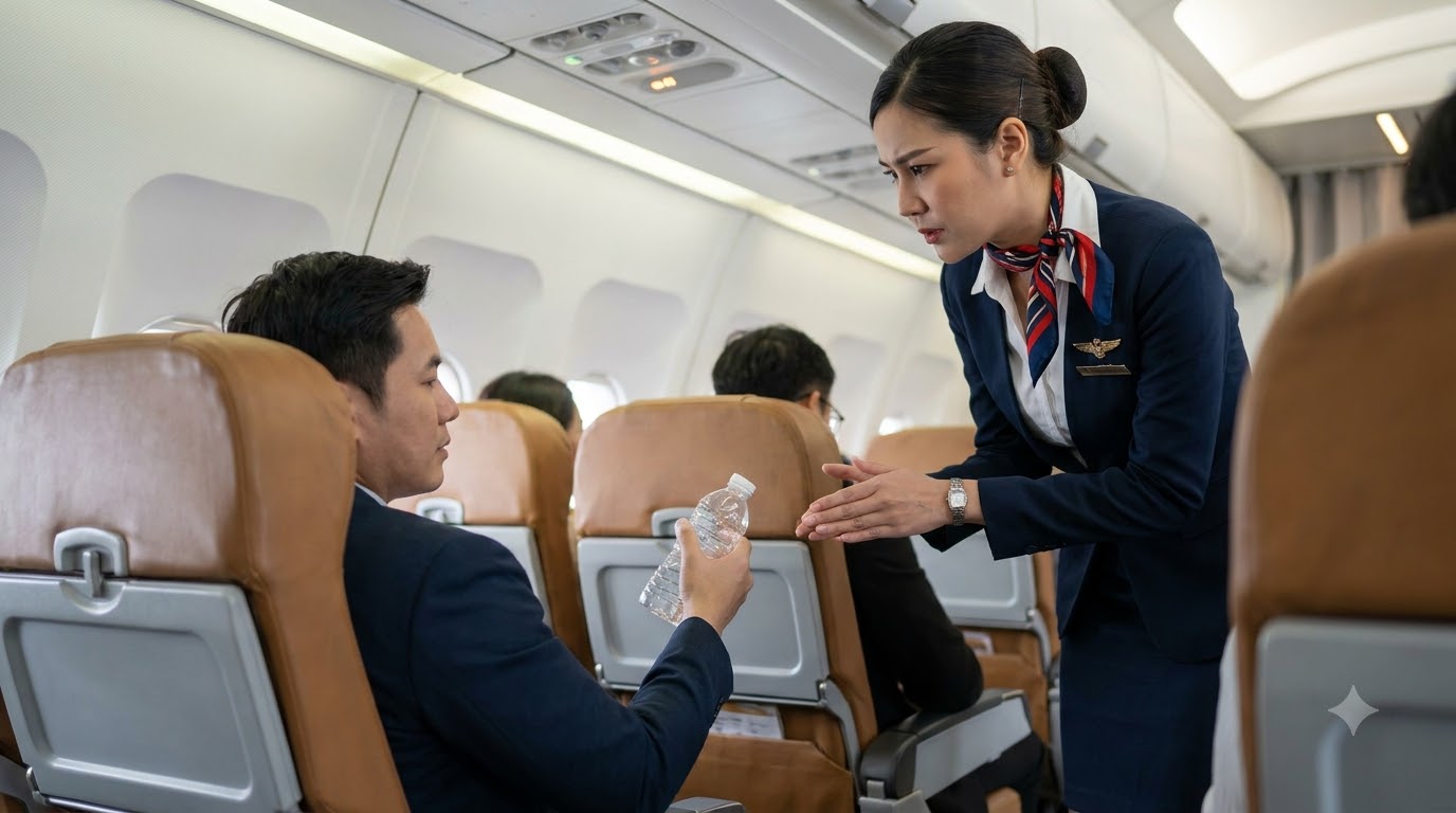 The Flight Attendant Insulted My Skin Color, Struck Me Across The Face, And Threatened To Call Security For Daring To Ask For Water In First Class
