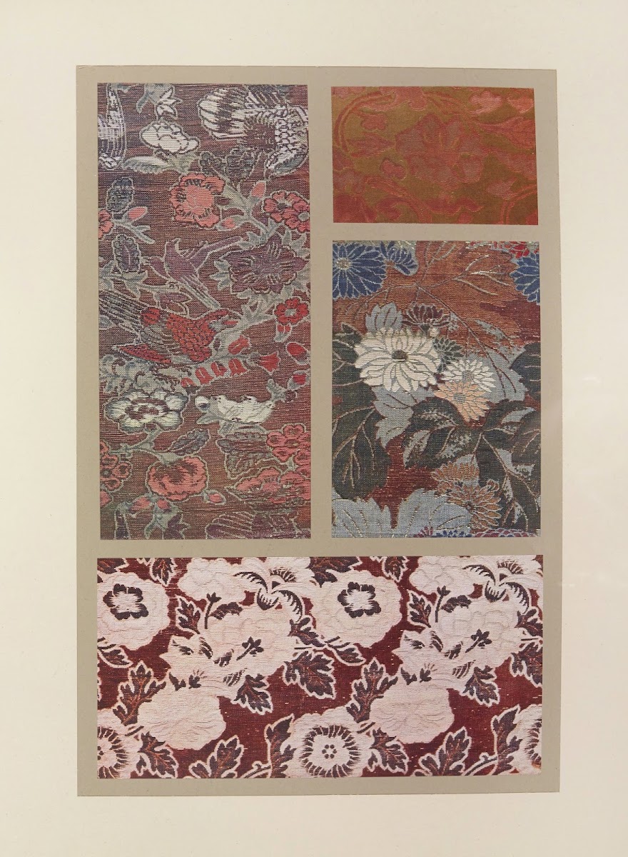 Fleurs et oiseaux  fleurs stylisées  chrysanthèmes  motifs floraux 1913
