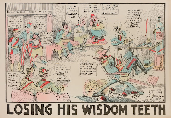 Losing his Wisdom Teeth 1918