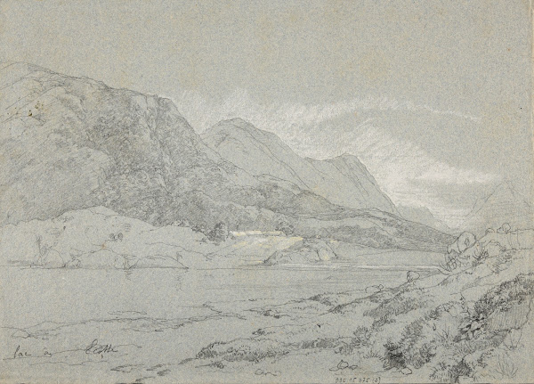 Lac en Écosse 1850