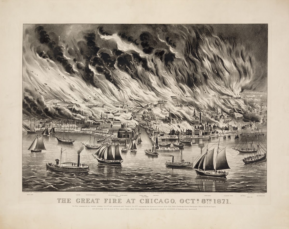 The great fire at Chicago Octr 8th 1871 1871