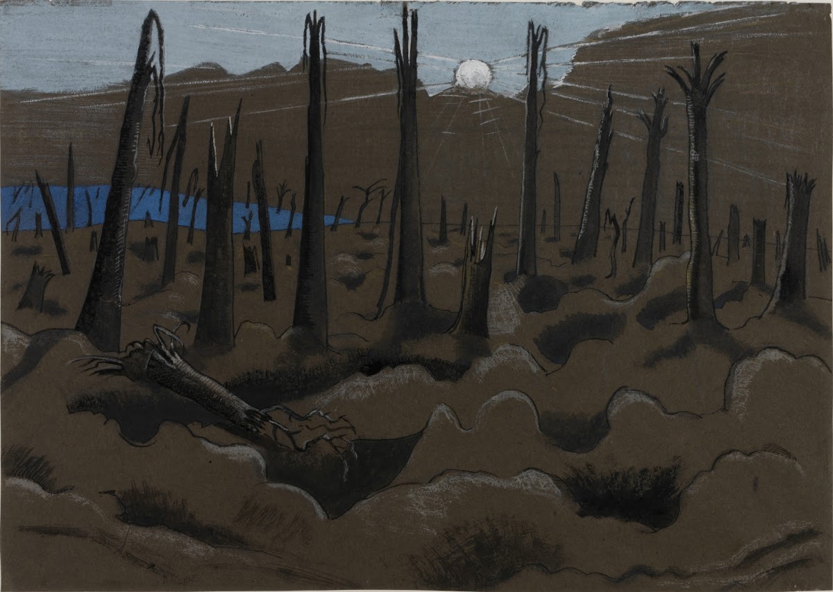 Sunrise Inverness Copse 1918