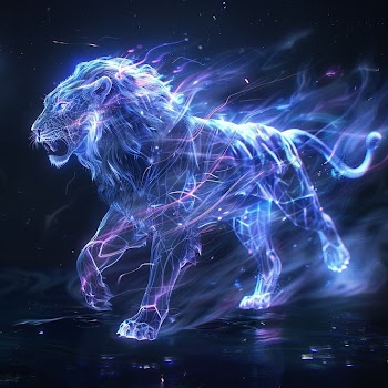 Glowing Lion Picture