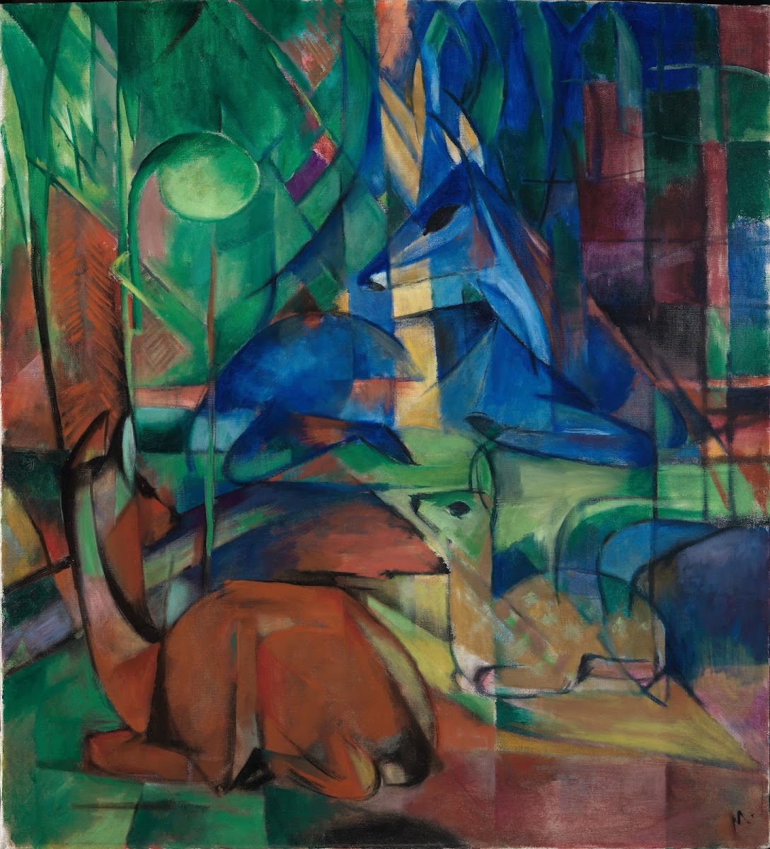 Rehe im Walde II 1914