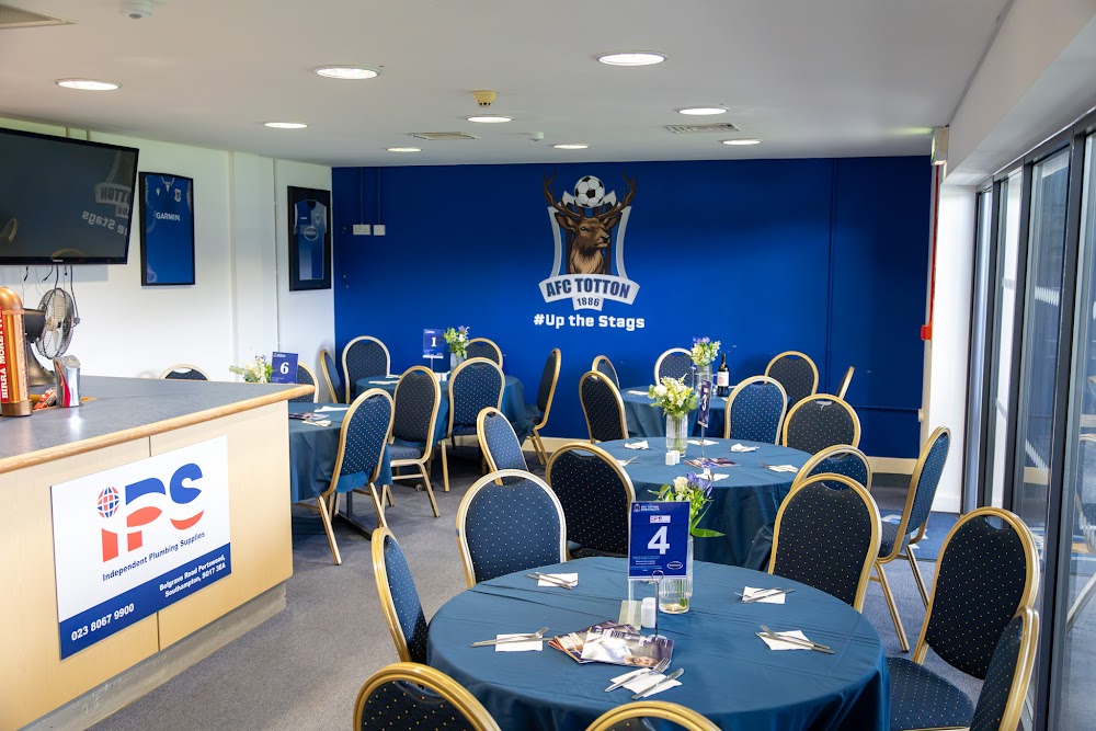 Inside the IPS Suite, dressed for an event