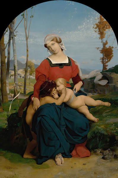La Vierge Lenfant Jesus Et Saint Jean 1848