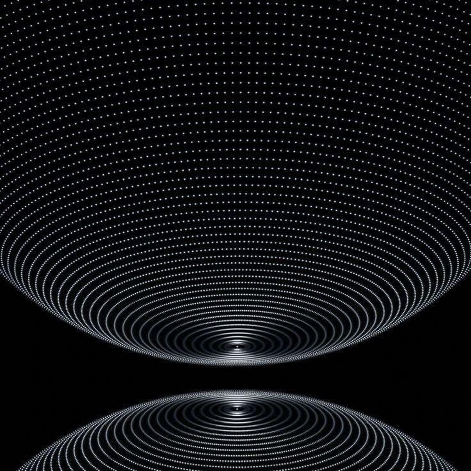 Download Reflective Geometric Dot Spheres iPhone