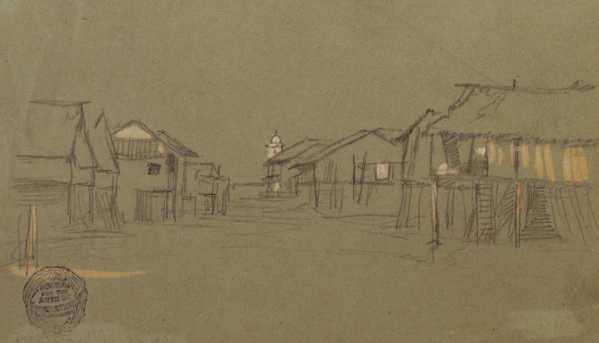 Street Leading to a ChurchGuayaquil Ecuador 1857